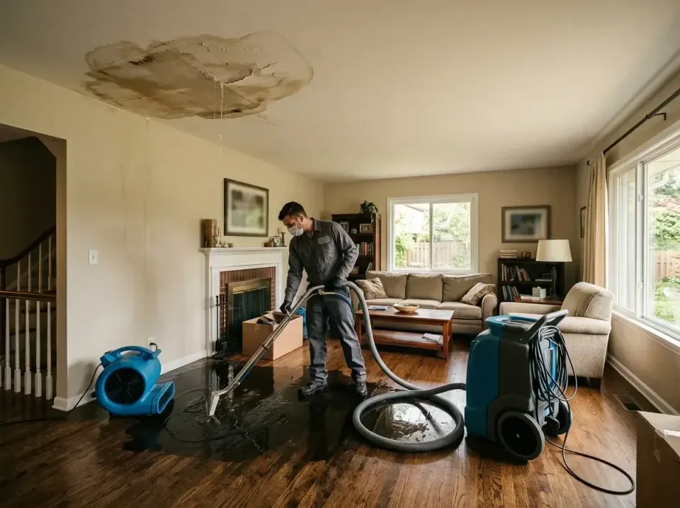 attic-pipe-burst-ceiling-drip-008 — frequently asked questions, Water Damage Restoration & Carpet Care in Christiana, TN